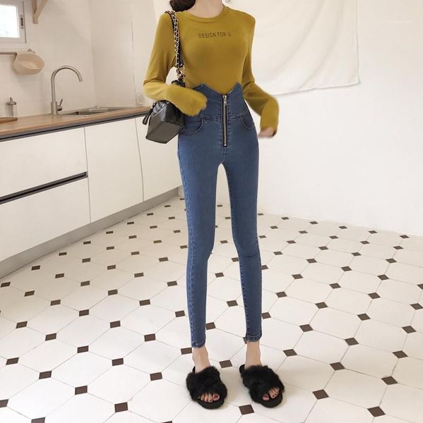 new arrive zipper skinny jeans woman high waist show slim elastic denim pencil pant woman blue solid chic casual jean female1
new arrive zipper skinny jeans woman high waist show slim elastic denim pencil pant woman blue solid chic casual jean female1