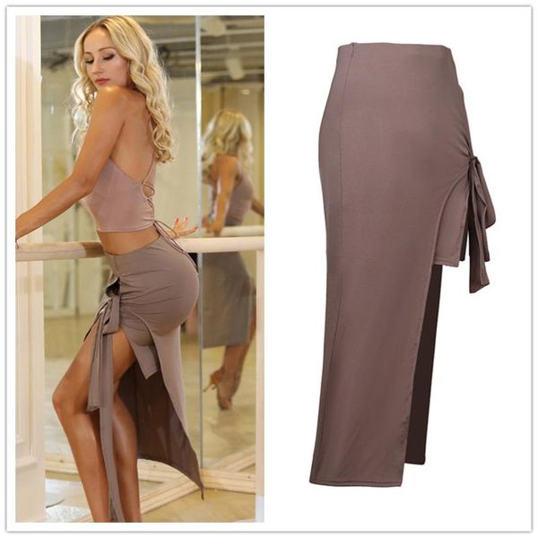 dance skirt latin dancer latina dress dance training skirts feeling split skirts gogo dancer costume night club dress, Black;red
dance skirt latin dancer latina dress dance training skirts feeling split skirts gogo dancer costume night club dress, Black;red