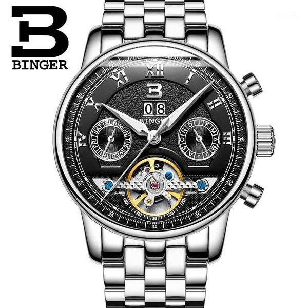 mens watches binger 2020 business men watch sport skeleton automatic mechanical wrist watch relogio masculino1, Slivery;brown
mens watches binger 2020 business men watch sport skeleton automatic mechanical wrist watch relogio masculino1, Slivery;brown