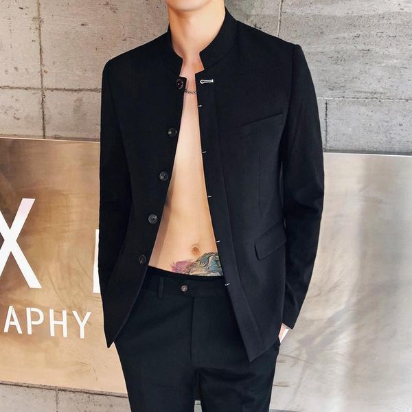 zhongshan costume male youth self-cultivation stand collar suit show chinese groom chinese style suit dress tang1, White;black
zhongshan costume male youth self-cultivation stand collar suit show chinese groom chinese style suit dress tang1, White;black