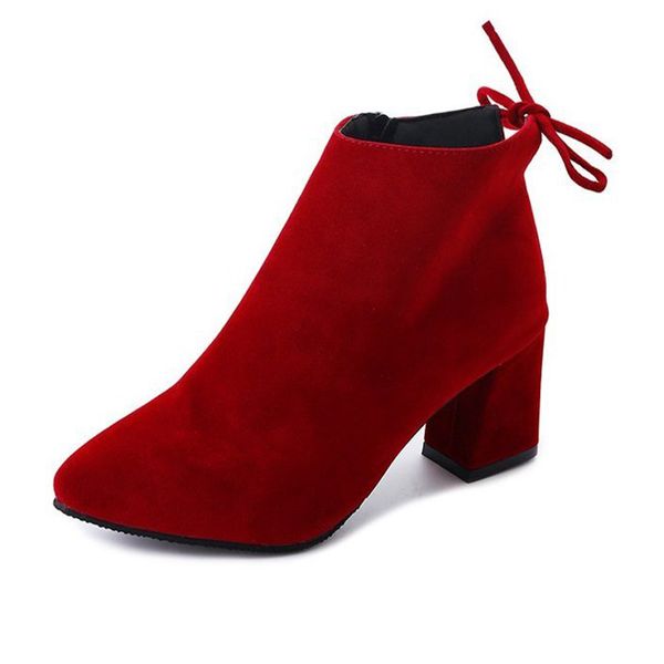 2021 new women's anckle pumps autumn ladies fashion seude flock high heels pointed toe bowtie boots elegant plus size 1 vfas, Black
2021 new women's anckle pumps autumn ladies fashion seude flock high heels pointed toe bowtie boots elegant plus size 1 vfas, Black