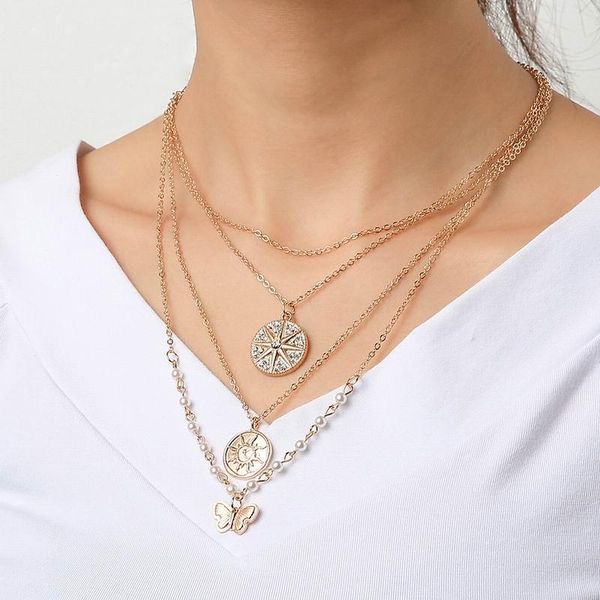 Boho Multilayer Necklaces for Women Gold Cross Letter Circular Long Tassel Pendant Chain Fashion Choker Necklace Female Jewelry, Silver
Boho Multilayer Necklaces for Women Gold Cross Letter Circular Long Tassel Pendant Chain Fashion Choker Necklace Female Jewelry, Silver