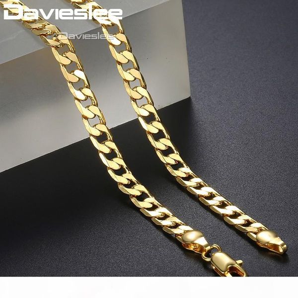 davieslee necklace for men boys 4mm flat cut curb cuban chain yellow gold filled men's necklace dgn27, Silver
davieslee necklace for men boys 4mm flat cut curb cuban chain yellow gold filled men's necklace dgn27, Silver