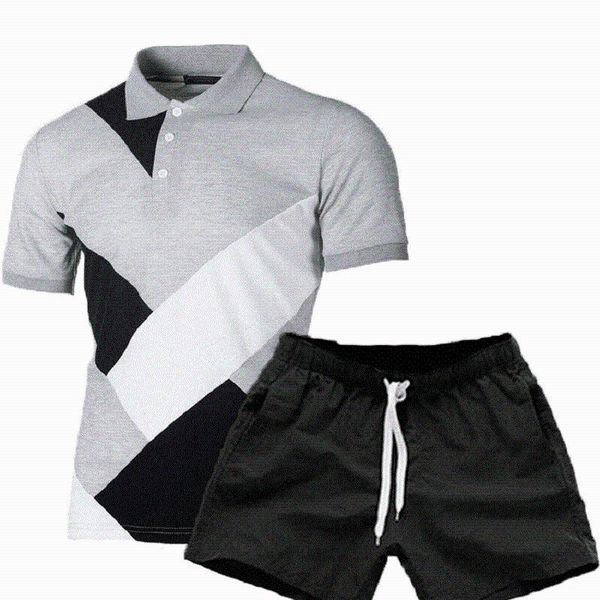 summer thin t-shirt sports suit button suit short sleeve shorts 2-piece set men's clothing male men's sets men s - xxl, Gray
summer thin t-shirt sports suit button suit short sleeve shorts 2-piece set men's clothing male men's sets men s - xxl, Gray