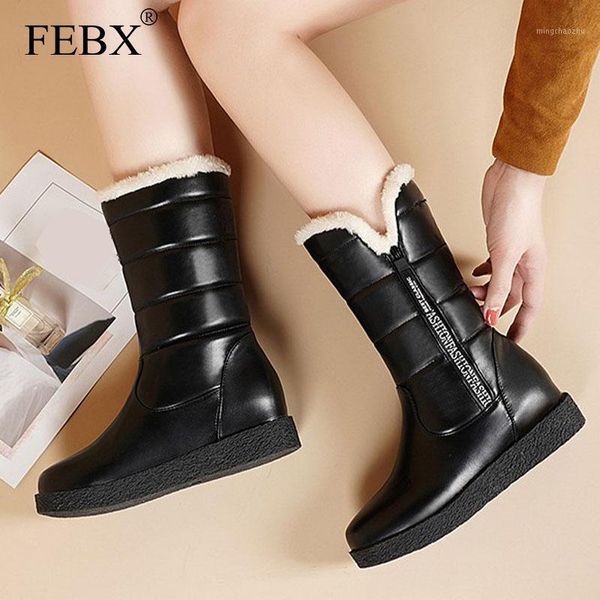 boots winter women warm plush mid-calf boot ladies fashion shoes zippers pu leather woman platform thick heels 2021 arrivals 1, Black
boots winter women warm plush mid-calf boot ladies fashion shoes zippers pu leather woman platform thick heels 2021 arrivals 1, Black