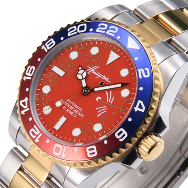 new luxury 40mm men's automatic machinery 316 solid stainless steel case dial luminous pointer sapphire glass, Slivery;brown
new luxury 40mm men's automatic machinery 316 solid stainless steel case dial luminous pointer sapphire glass, Slivery;brown