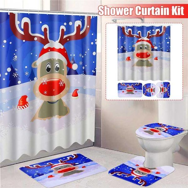 christmas snowman shower curtains bathroom suit reindeer waterproof bath curtains toilet cover mat non slip rug set1
christmas snowman shower curtains bathroom suit reindeer waterproof bath curtains toilet cover mat non slip rug set1