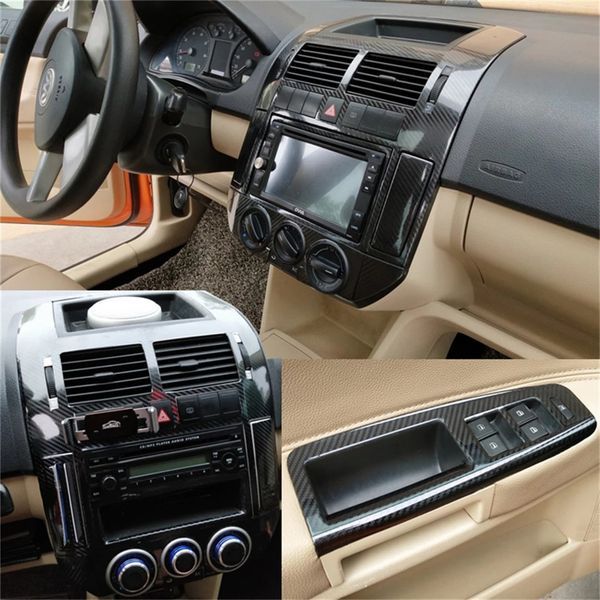 for volkswagen vw polo 2002-2010 interior central control panel door handle carbon fiber stickers decals car styling accessorie
for volkswagen vw polo 2002-2010 interior central control panel door handle carbon fiber stickers decals car styling accessorie