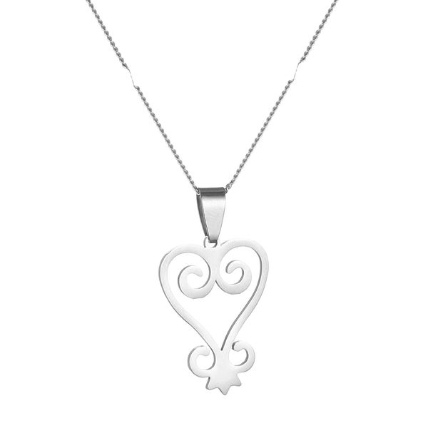 african adinkra symbol sankofa pendant necklaces women jewelry, Silver
african adinkra symbol sankofa pendant necklaces women jewelry, Silver