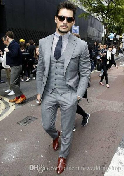 slim fits groom tuxedos two buttons light grey notch lapel man work business suit wedding suits (jacket+pants+vest+tie) j286, Black;gray
slim fits groom tuxedos two buttons light grey notch lapel man work business suit wedding suits (jacket+pants+vest+tie) j286, Black;gray