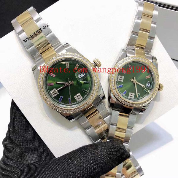 9 colors couple watches 34mm 39mm two tone gold stainless steel quartz movement men's watch watches, Slivery;brown
9 colors couple watches 34mm 39mm two tone gold stainless steel quartz movement men's watch watches, Slivery;brown