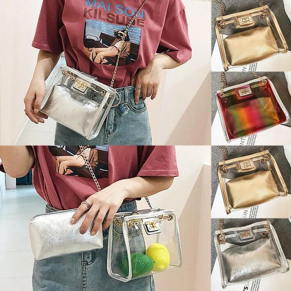 2019 new women holographic bag clear transparent mini tote pvc handbag purse charm female lady h wmtbge
2019 new women holographic bag clear transparent mini tote pvc handbag purse charm female lady h wmtbge