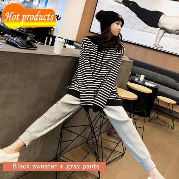 male 2nd piece mesh knitted women sweaters basic winter sweater+ carrot harem women's sports suit vpjj, Gray
male 2nd piece mesh knitted women sweaters basic winter sweater+ carrot harem women's sports suit vpjj, Gray