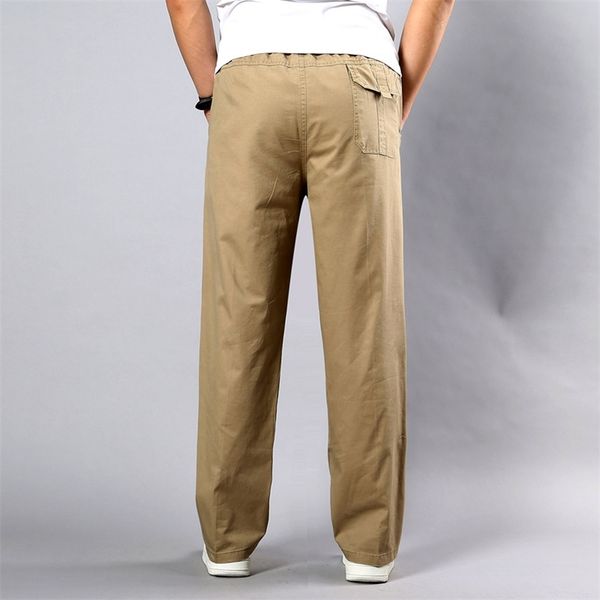 summer men's khaki pants large size straight fit big sizes 5xl side pockets wide leg cotton black cargo pants work trousers male 201130
summer men's khaki pants large size straight fit big sizes 5xl side pockets wide leg cotton black cargo pants work trousers male 201130