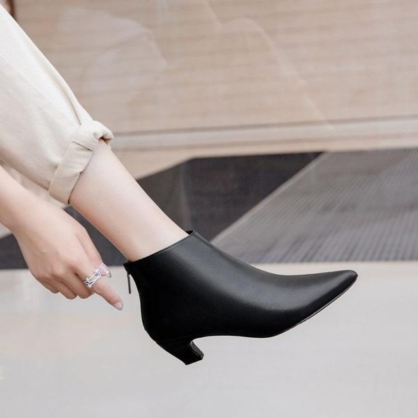 boots 2021 spring autumn european style stiletto short pointed toe mid-heel women's shoes small heel snow, Black
boots 2021 spring autumn european style stiletto short pointed toe mid-heel women's shoes small heel snow, Black