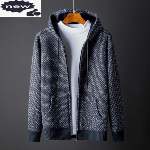 men's sweaters autumn winter mens sweater coat fashion loose fit casual long sleeve hooded cardigan thicken fleece knitting striped jac, White;black
men's sweaters autumn winter mens sweater coat fashion loose fit casual long sleeve hooded cardigan thicken fleece knitting striped jac, White;black