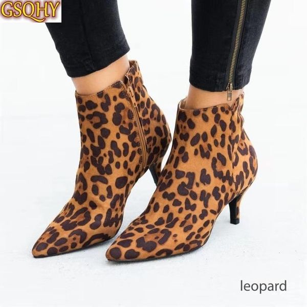 boots women's ankle leopard women pointed toe ladies chunky high heel female shoes woman footwear plus size 35-43 snake, Black
boots women's ankle leopard women pointed toe ladies chunky high heel female shoes woman footwear plus size 35-43 snake, Black