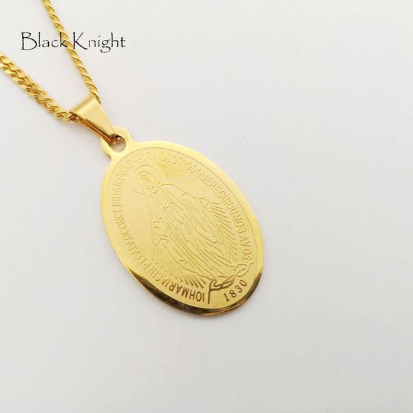 pendant necklaces black knight virgin mary oval tag necklace gold color stainless steel christian women men blkn0646, Silver
pendant necklaces black knight virgin mary oval tag necklace gold color stainless steel christian women men blkn0646, Silver