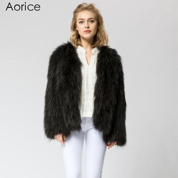 cr035 knit knitted real raccoon fur coat jacket overcoat women's fashion winter warm genuine fur coat ourwear1, Black
cr035 knit knitted real raccoon fur coat jacket overcoat women's fashion winter warm genuine fur coat ourwear1, Black