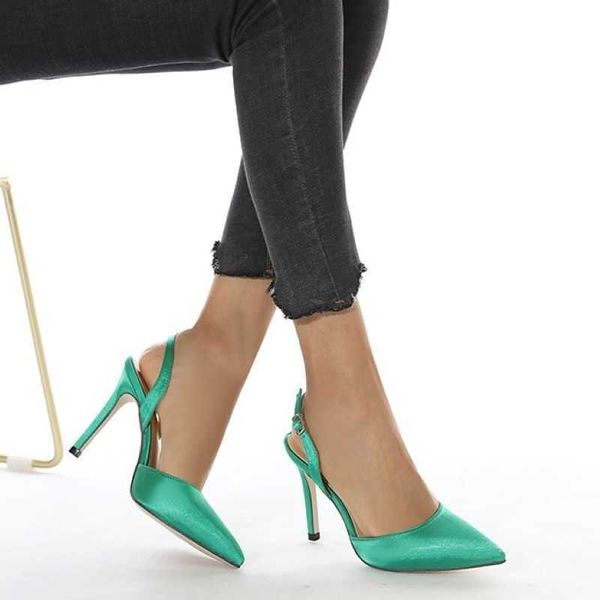 elling designer 2022 new style satin cloth youth shallow mouth pointed stiletto heel ladies high sandals, Black
elling designer 2022 new style satin cloth youth shallow mouth pointed stiletto heel ladies high sandals, Black