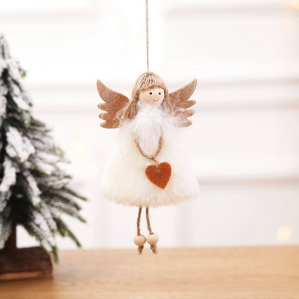 new cute angel plush doll pendant creative tree ornaments christmas decoration for home navidad40 q1112
new cute angel plush doll pendant creative tree ornaments christmas decoration for home navidad40 q1112