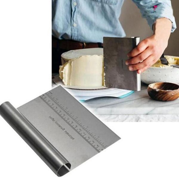 stainless steel butter dough scraper kitchen flour pastry cake bread separator scale knife cake baking calibration blade
stainless steel butter dough scraper kitchen flour pastry cake bread separator scale knife cake baking calibration blade