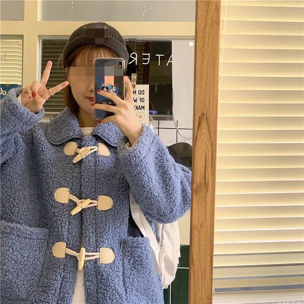 winter girls velvet jacket fur oversize autumn clothes blue lamb fleece girl thick coat warm girl coat thick hy67, Black
winter girls velvet jacket fur oversize autumn clothes blue lamb fleece girl thick coat warm girl coat thick hy67, Black