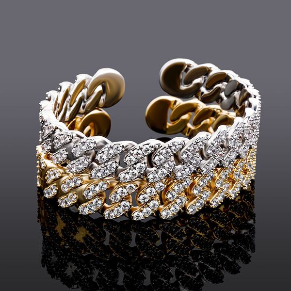 cuban chain bangles luxury bling zircon bangles fashion 18k gold rhodium plated geometric men women hip hop bangles, Black
cuban chain bangles luxury bling zircon bangles fashion 18k gold rhodium plated geometric men women hip hop bangles, Black