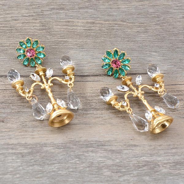 valentine's day gift baroque crystal chandelier fashion vintage earrings exaggerated ear ornaments retro long drop earring, Silver
valentine's day gift baroque crystal chandelier fashion vintage earrings exaggerated ear ornaments retro long drop earring, Silver