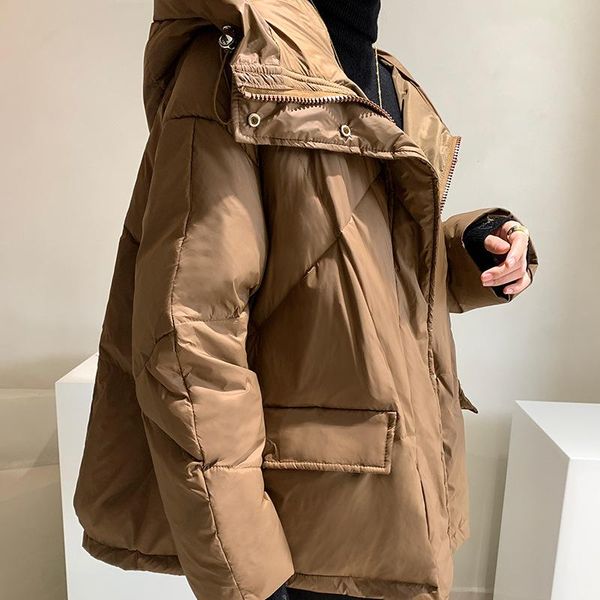 women's down & parkas ladies warm coats fashion 2021 women wild loose casual thick white duck winter female, Black
women's down & parkas ladies warm coats fashion 2021 women wild loose casual thick white duck winter female, Black
