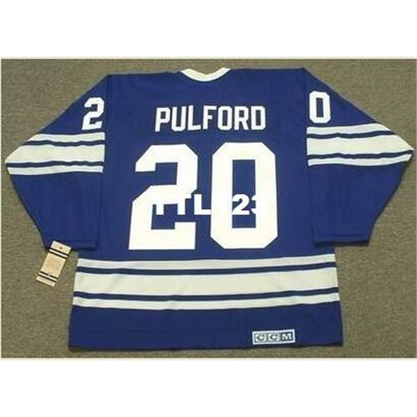 121s #20 bob pulford toronto maple leafs 1967.1968 ccm vintage home hockey jersey or custom any name or number retro jersey, Black
121s #20 bob pulford toronto maple leafs 1967.1968 ccm vintage home hockey jersey or custom any name or number retro jersey, Black