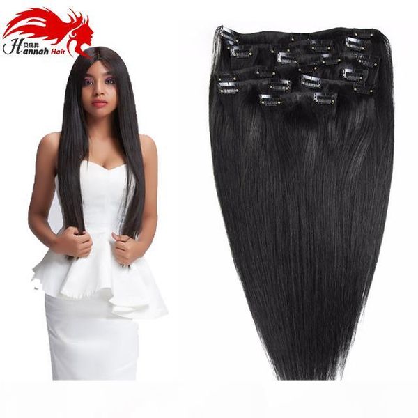 clip in human hair extensions 100% real remy thick true double weft full head 8 pieces straight silky, Black
clip in human hair extensions 100% real remy thick true double weft full head 8 pieces straight silky, Black