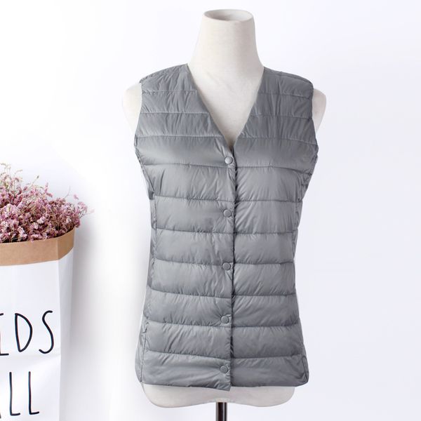 2021 new v-neck waistcoat women's vests ultra light down vest women portable sleeveless winter warm liner u2qw, Black;white
2021 new v-neck waistcoat women's vests ultra light down vest women portable sleeveless winter warm liner u2qw, Black;white