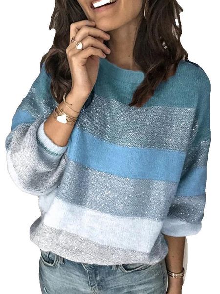 2020 european and american womens clothing autumn and winter new cross-border loose round neck sweater multi-color mosaic knitwear top, White
2020 european and american womens clothing autumn and winter new cross-border loose round neck sweater multi-color mosaic knitwear top, White