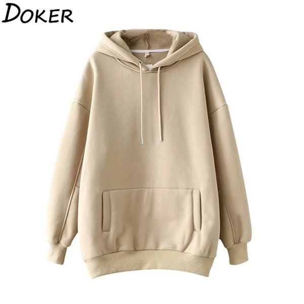 casual solid warm pullovers hoodies sweatshirts women long sleeve hooded sweatshirt autumn winter female harajuku loose 201216, Black
casual solid warm pullovers hoodies sweatshirts women long sleeve hooded sweatshirt autumn winter female harajuku loose 201216, Black