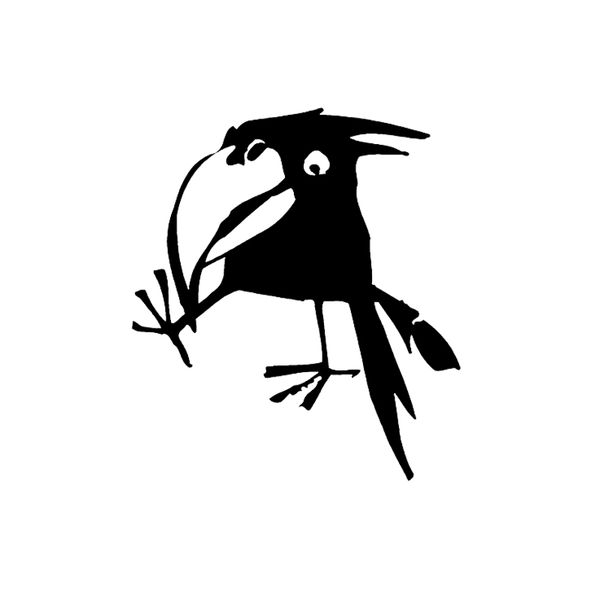 13.8cm*15.5cm funny animal crow bird vinyl waterproof car sticker decal black/silver c11-1266
13.8cm*15.5cm funny animal crow bird vinyl waterproof car sticker decal black/silver c11-1266