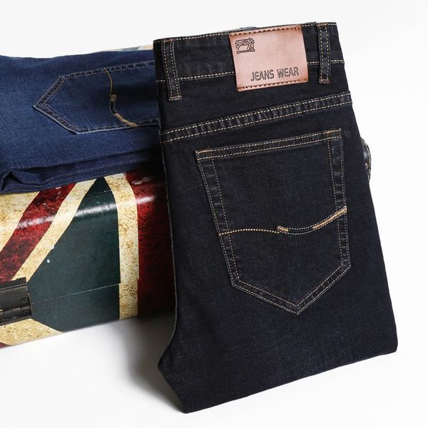 2019 new autumn winter men's straight casual jeans fashion denim trousers male pant 2 colors optional jean male big size 28-401, Blue
2019 new autumn winter men's straight casual jeans fashion denim trousers male pant 2 colors optional jean male big size 28-401, Blue