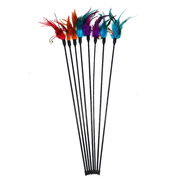 factory price interactive toys kitten cat teaser turkey feather stick wire chaser wand toy random color
factory price interactive toys kitten cat teaser turkey feather stick wire chaser wand toy random color