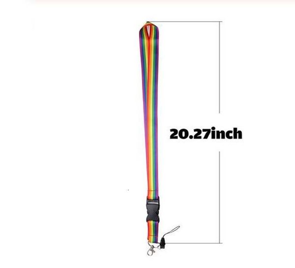 for new 10pcs rainbow key lanyard id card cell phone straps usb badge holder diy neck strap hang rope lariat lanyards, Silver
for new 10pcs rainbow key lanyard id card cell phone straps usb badge holder diy neck strap hang rope lariat lanyards, Silver