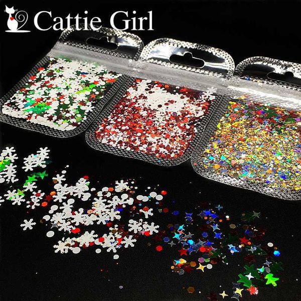 nail glitter 2 bags christmas decorations holographic charms design snowflakes shape accessories winter manicure xmas tree laser sequins, Silver;gold
nail glitter 2 bags christmas decorations holographic charms design snowflakes shape accessories winter manicure xmas tree laser sequins, Silver;gold