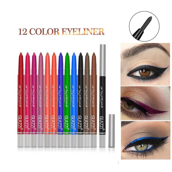 eyeliner 12 color waterproof fast dry black pencil cosmetic double-ended eye liner smooth makeup tools12pcs/set
eyeliner 12 color waterproof fast dry black pencil cosmetic double-ended eye liner smooth makeup tools12pcs/set