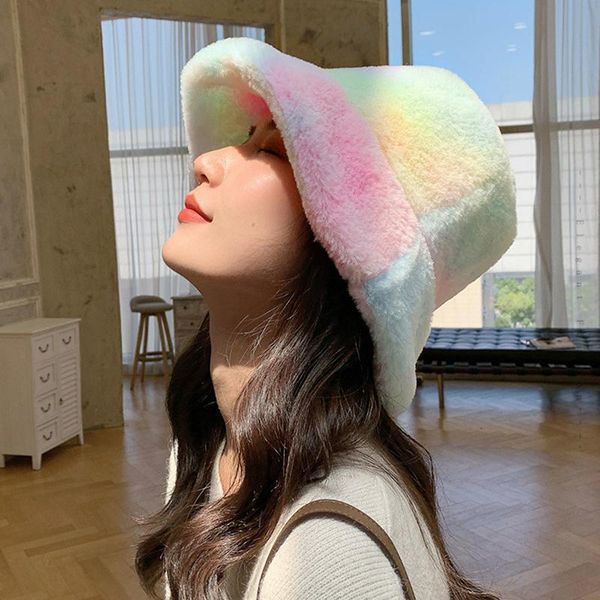 colorful soft women hats artificial fur warm winter bucket hat fashion tie-dyeing outdoor sunscreen sun hat panama lady cap, Blue;gray
colorful soft women hats artificial fur warm winter bucket hat fashion tie-dyeing outdoor sunscreen sun hat panama lady cap, Blue;gray