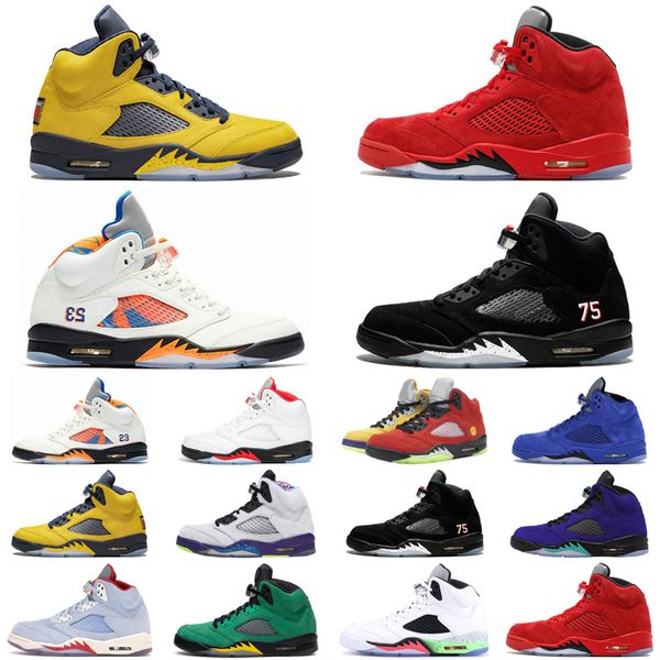 jumpman 5 5s men basketball shoes what the alternate bel fire red black athletic mens trainers sports sneakers size 7-13
jumpman 5 5s men basketball shoes what the alternate bel fire red black athletic mens trainers sports sneakers size 7-13