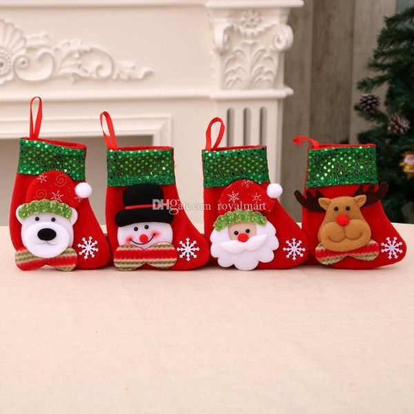 16 *12cm stockings gift bags creativity santa claus stocking xmas tree decorative christmas socks bag dhc2386
16 *12cm stockings gift bags creativity santa claus stocking xmas tree decorative christmas socks bag dhc2386