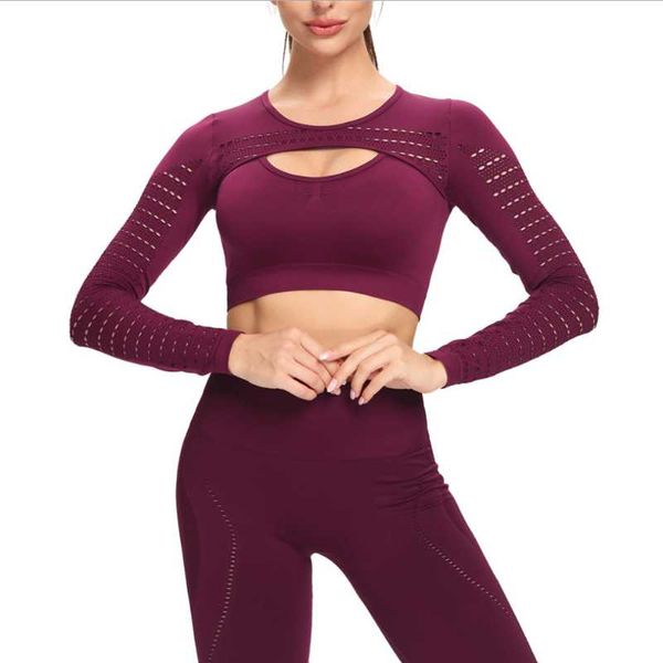 yoga outfits sports suits seamless women set workout sportswear gym clothing fitness long sleeve crop high waist leggings pants, White;red
yoga outfits sports suits seamless women set workout sportswear gym clothing fitness long sleeve crop high waist leggings pants, White;red