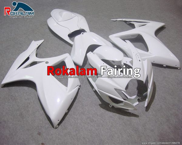 all white for suzuki street bike fairing gsxr 750 2007 aftermarket body kits fairings gsxr 600 gsx-r600 2006 2006 k6 (injection molding)
all white for suzuki street bike fairing gsxr 750 2007 aftermarket body kits fairings gsxr 600 gsx-r600 2006 2006 k6 (injection molding)