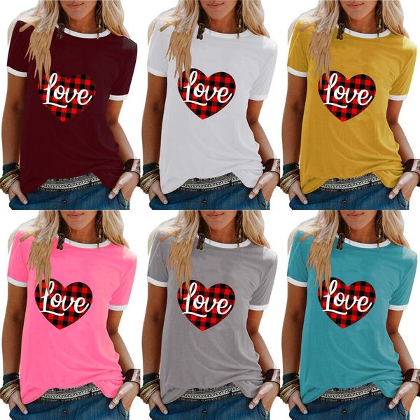 2021 valentine's day t-shirt summer women's love letters printed short sleeve shrit love heart casual ladies short-sleeved s-5xl h, White
2021 valentine's day t-shirt summer women's love letters printed short sleeve shrit love heart casual ladies short-sleeved s-5xl h, White