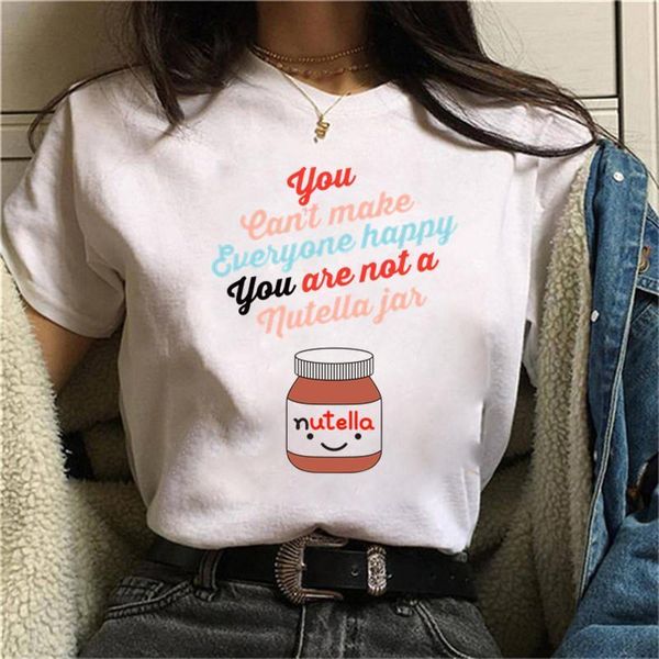 2020 summer nutella women 90s harajuku ullzang fashion letter t-shirt graphic cute cartoon tshirt korean style tees female, White
2020 summer nutella women 90s harajuku ullzang fashion letter t-shirt graphic cute cartoon tshirt korean style tees female, White