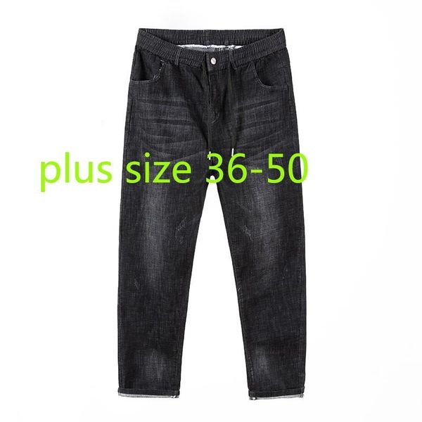 men's jeans arrival fashion super large cotton men straight softener full length casual mens plus size 36-44 46 48 50, Blue
men's jeans arrival fashion super large cotton men straight softener full length casual mens plus size 36-44 46 48 50, Blue