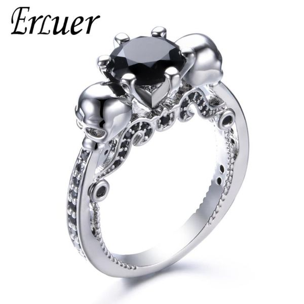 cluster rings erluer europe gothic skull style trendy crystal zircon black gold female for women girls jewelry love gift ring, Golden;silver
cluster rings erluer europe gothic skull style trendy crystal zircon black gold female for women girls jewelry love gift ring, Golden;silver